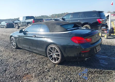 2012 BMW 650I z USA, uszkodzony, nr VIN WBALZ3C51CC397620